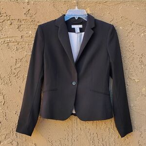 H&M black suit jacket